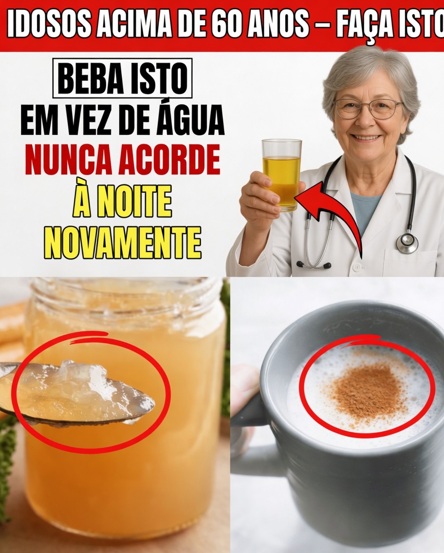 Idosos com mais de 60 anos: pare de beber água pura à noite – experimente estas 5 alternativas calmantes para um sono mais profundo e ininterrupto