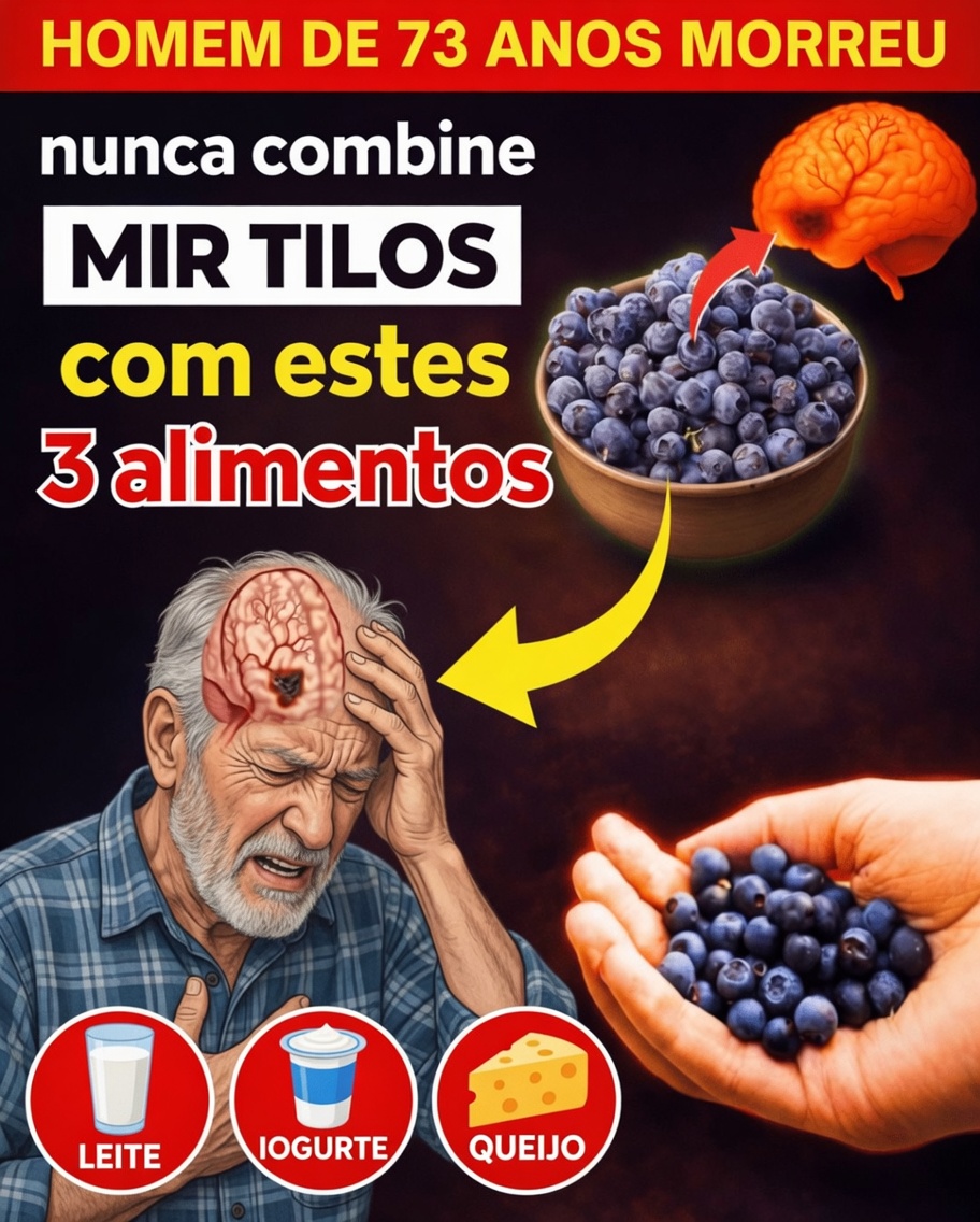 Idosos: Nunca Coma Mirtilos com Estes 3 Alimentos Comuns (Em vez disso, Desbloqueie Todo o Seu Potencial para um Envelhecimento Saudável)