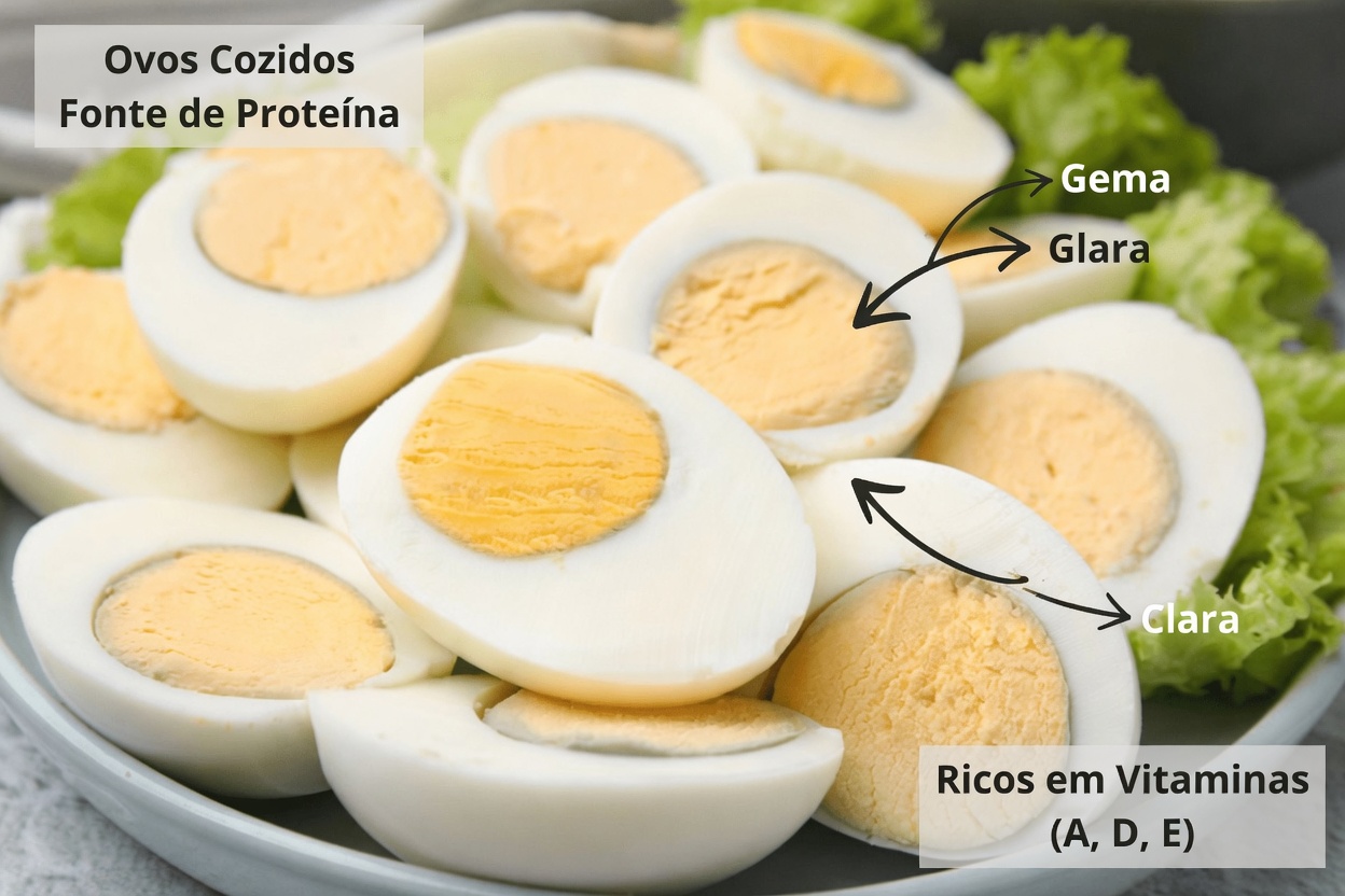 O que causa o anel verde ao redor de ovos cozidos?
