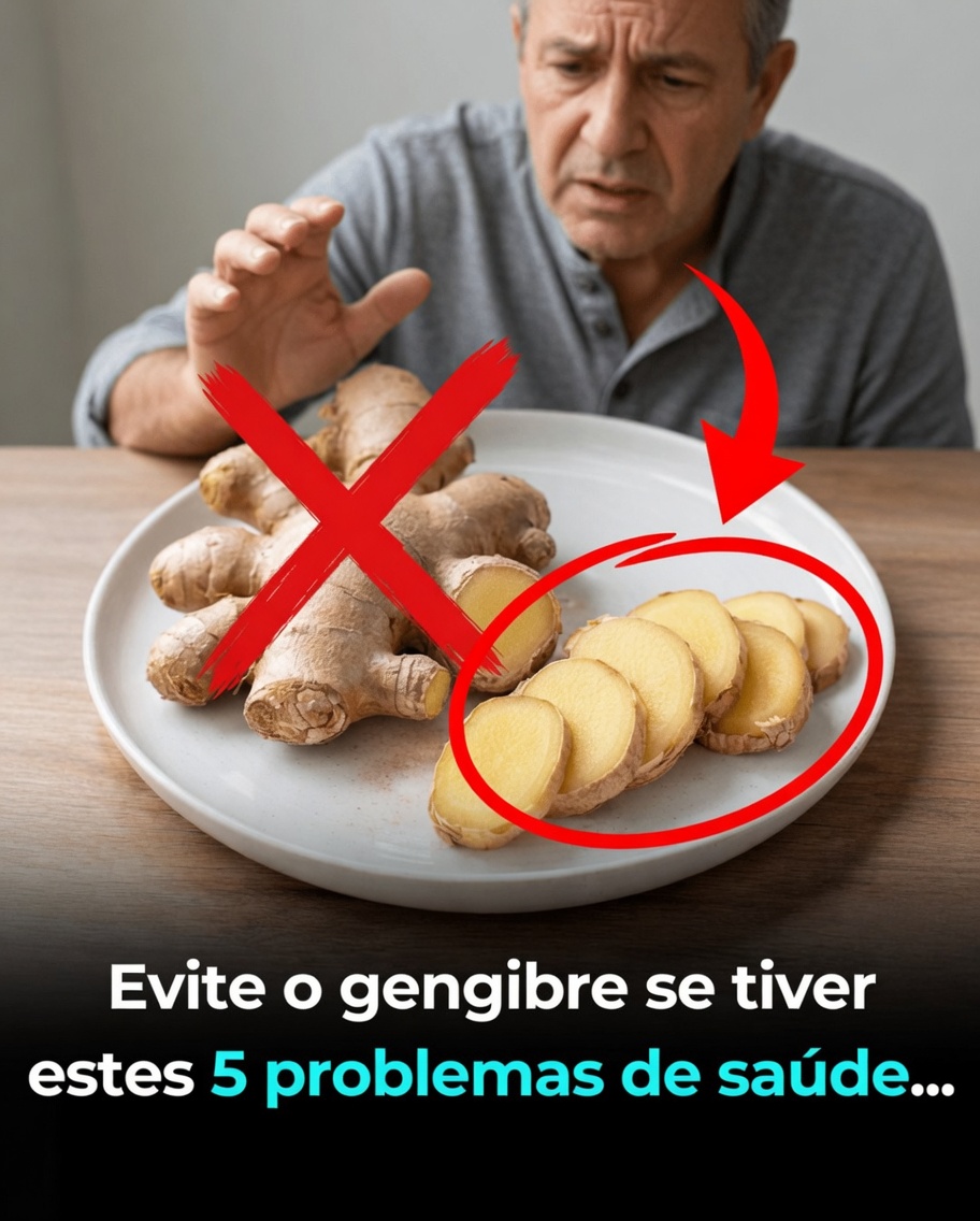Evite gengibre se você tiver estes 5 problemas de saúde.