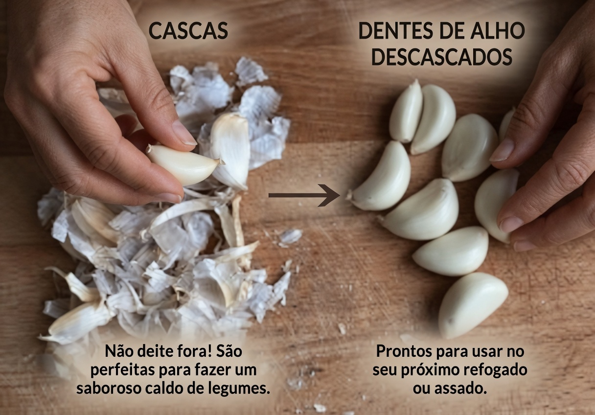 Eu sempre guardo cascas de alho — deixe-me compartilhar o segredo da minha avó com você