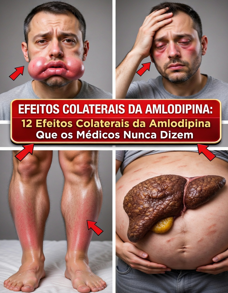 Os 12 Principais Efeitos Colaterais da Amlodipina que Você Talvez Não Tenha Ouvido do Seu Médico