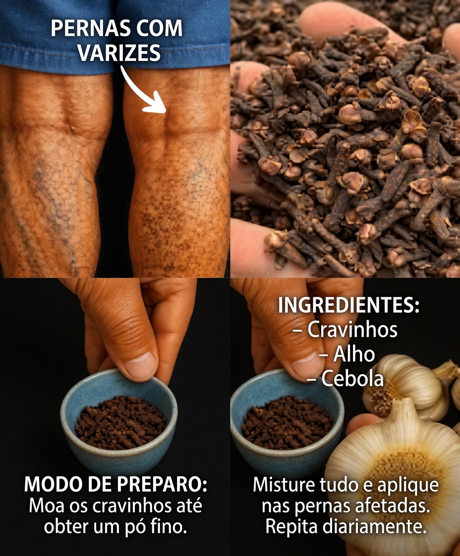 Adeus, Varizes? O Remédio Caseiro de Alho e Cravo de que Todos Estão Falando