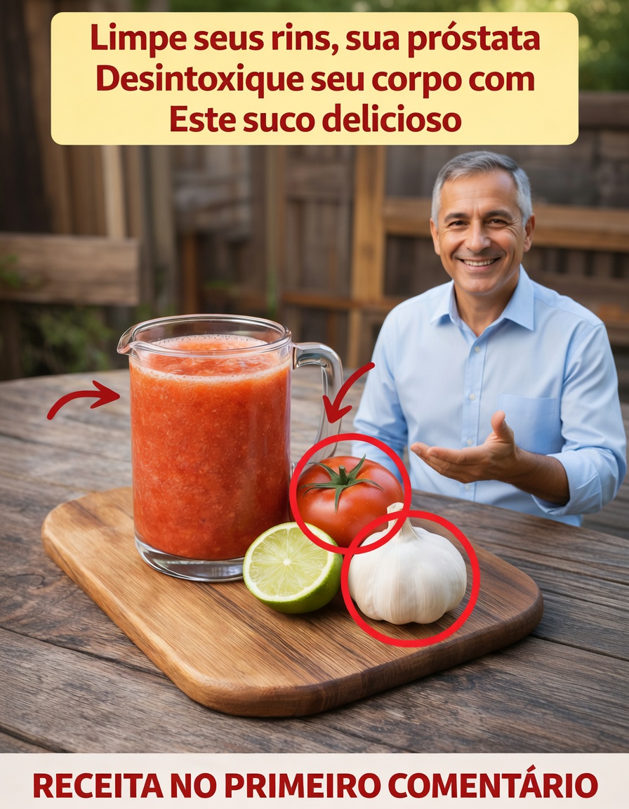 Limpe os seus rins e a próstata naturalmente com este delicioso suco de 3 ingredientes