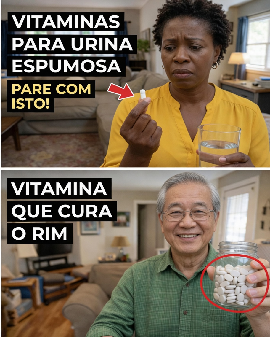 Apoiando a Saúde dos Rins: Principais Vitaminas e o que a Urina Espumosa Pode Significar