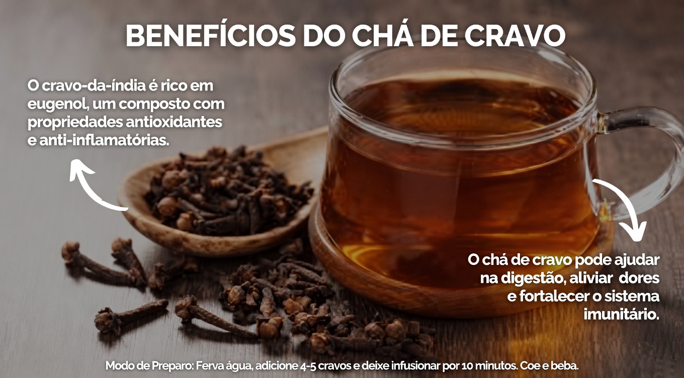 Benefícios e usos do chá de cravo e como fazer em casa esta bebida herbal reconfortante e aquecedora