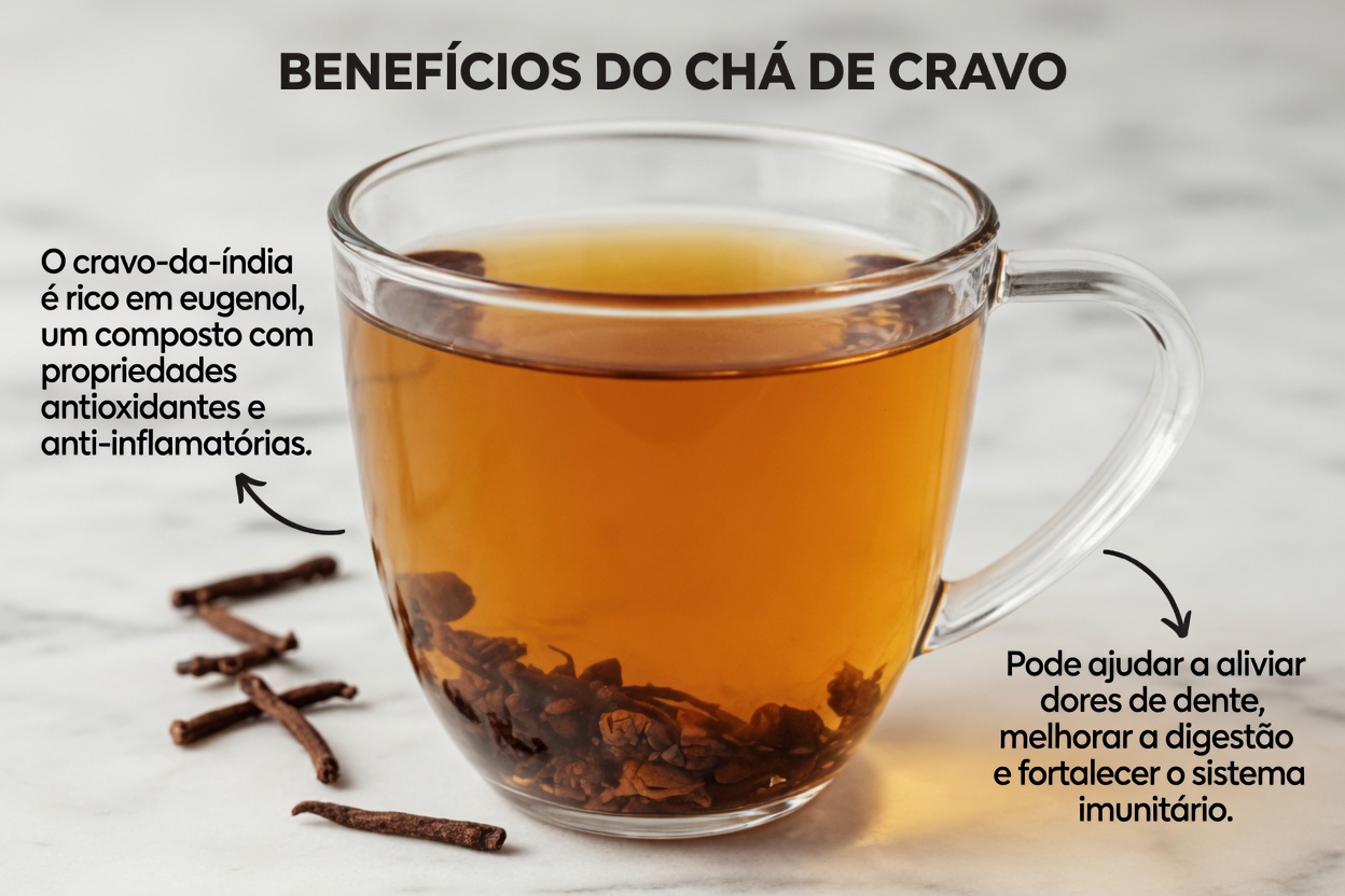 Benefícios e usos do chá de cravo e como fazer em casa esta bebida herbal reconfortante e aquecedora