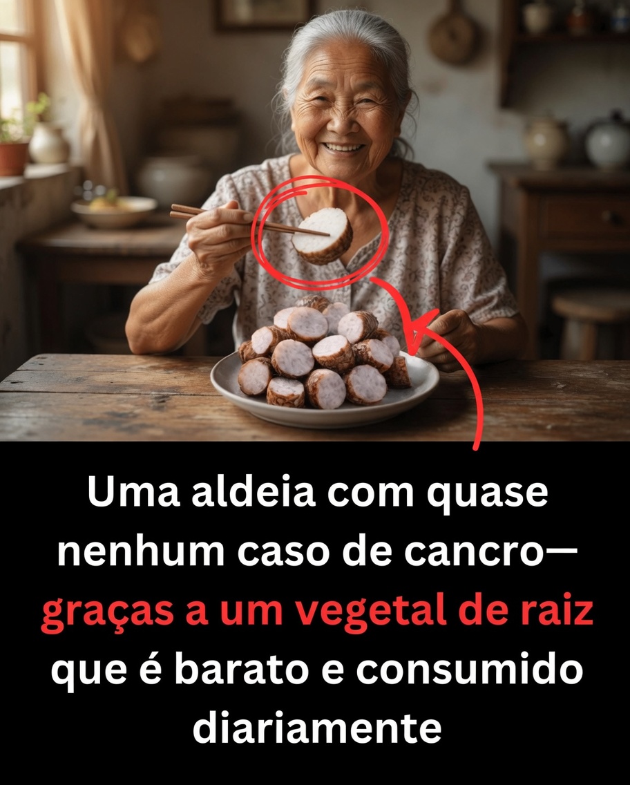 Uma aldeia com taxas de cancro surpreendentemente baixas — e o seu segredo não são suplementos caros, mas um humilde legume de raiz consumido diariamente