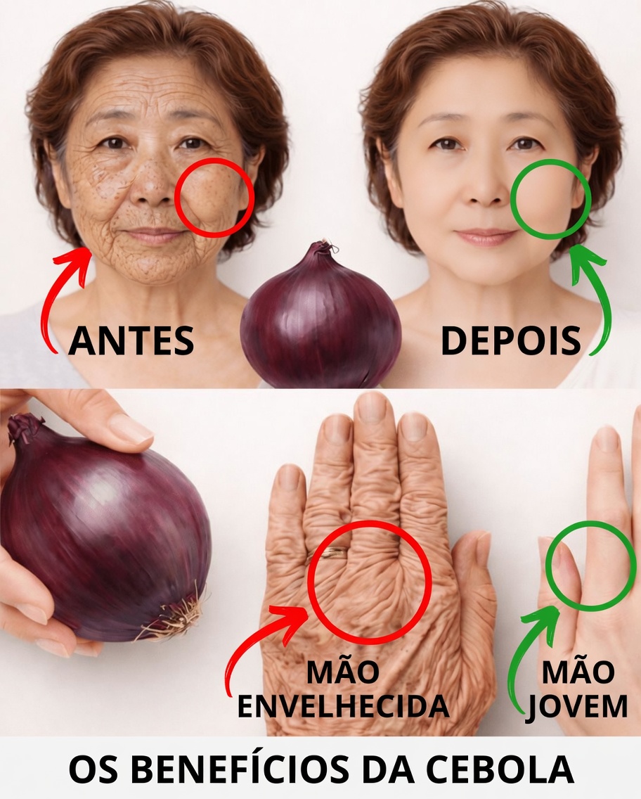 Idosos, rale UMA cebola roxa hoje à noite e espalhe esta máscara roxa no seu rosto — veja rugas profundas desaparecerem 38% e a pele brilhar como aos 50 em apenas 10 noites