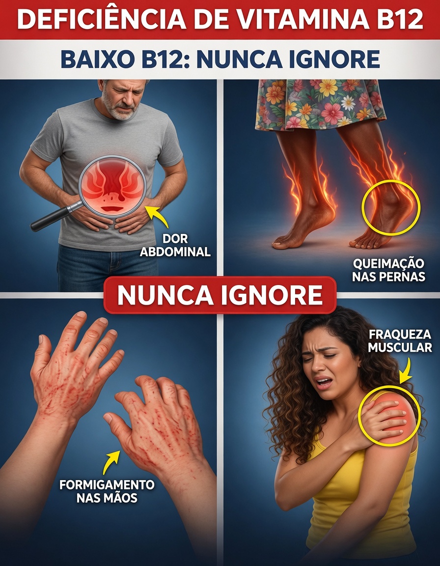 8 Sinais Estranhos de que Seu Corpo Está Implorando por Vitamina B12 que Muitos Idosos Tendem a Ignorar