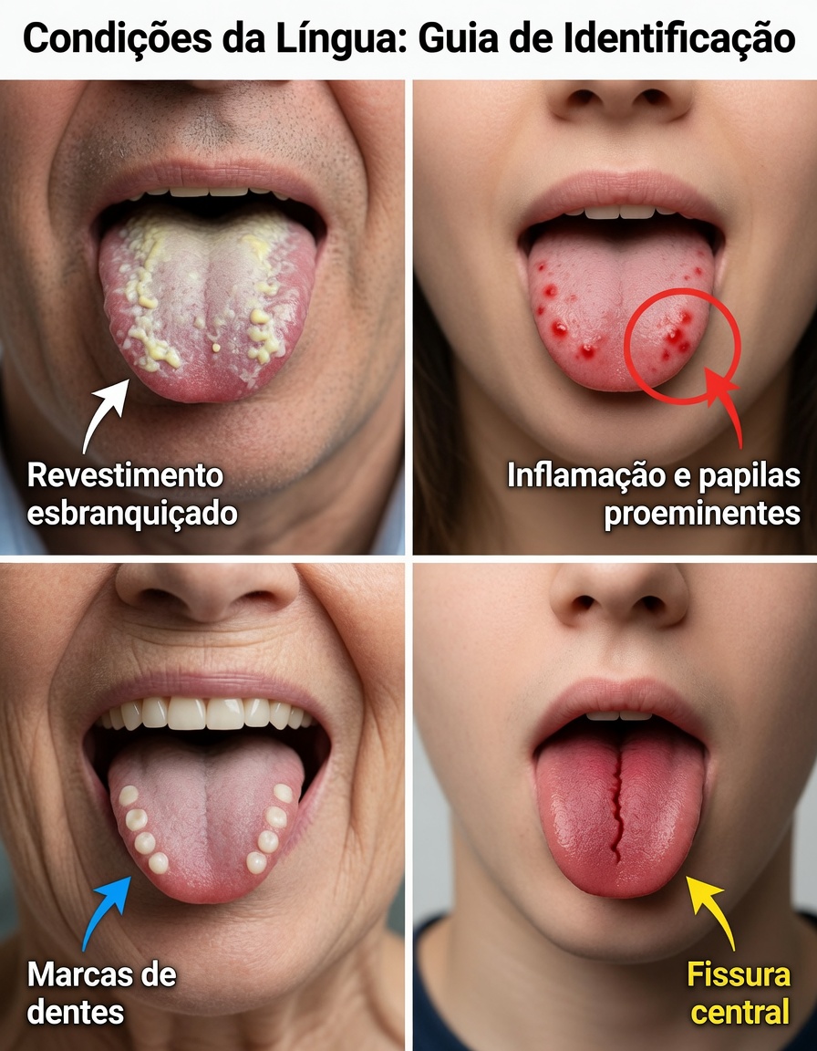 Se você estiver apresentando estes quatro sintomas na língua, eles podem indicar problemas de saúde subjacentes