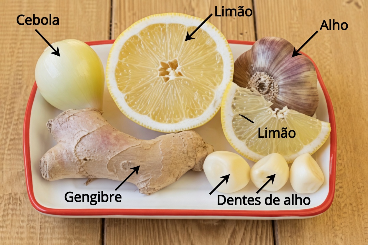 Mistura de Gengibre, Cebola, Alho, Limão e Mel: Seu Simples Ritual Diário para Conforto e Equilíbrio no Dia a Dia