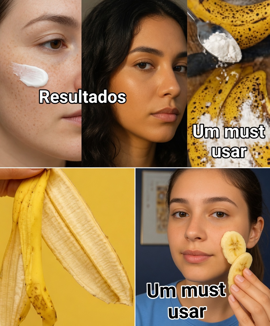 7 Maneiras Naturais de Suavizar Linhas Finas e Aumentar o Brilho da Pele Usando Cascas de Banana