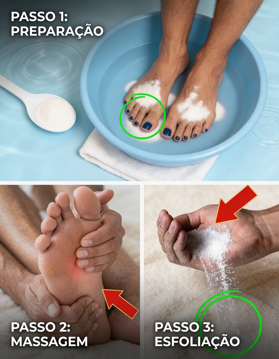 Descubra um simples escalda-pés noturno que pode ajudar a aliviar cãibras nos pés, formigamento, dor e inchaço