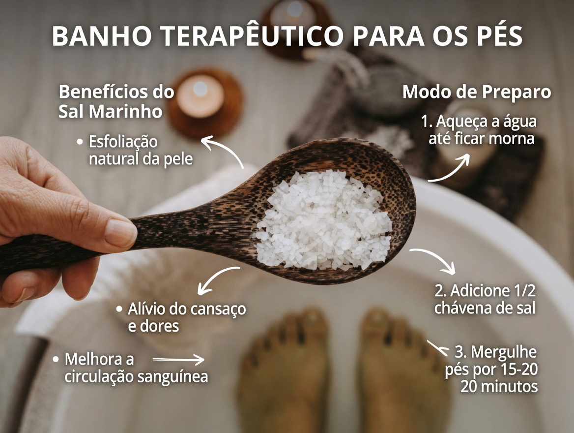 Descubra um simples escalda-pés noturno que pode ajudar a aliviar cãibras nos pés, formigamento, dor e inchaço