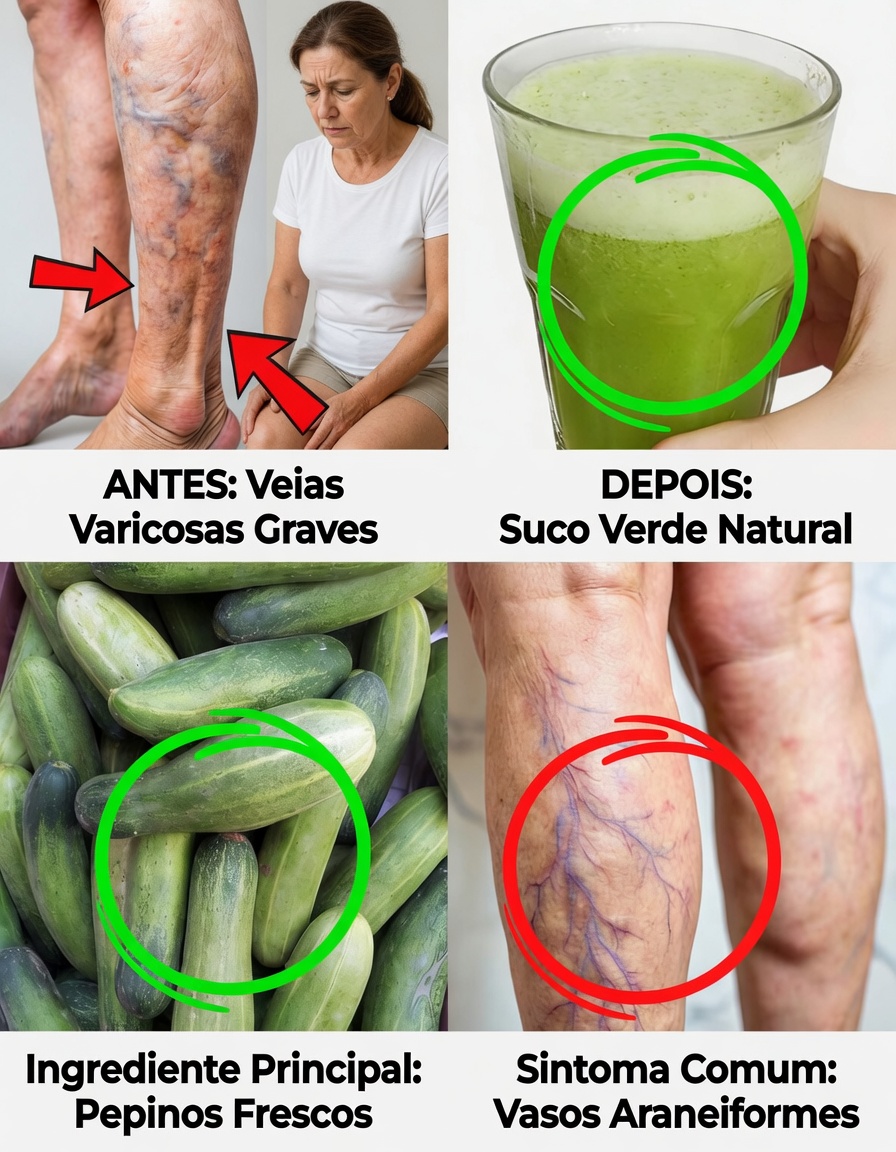Você come pepino diariamente? Descubra seus potenciais benefícios para apoiar a saúde das veias em casos de varizes