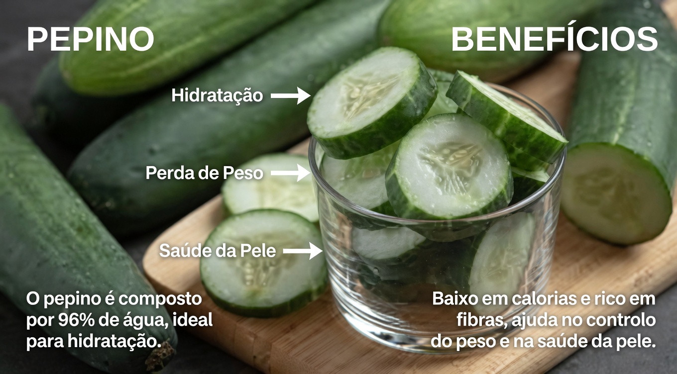 Você come pepino diariamente? Descubra seus potenciais benefícios para apoiar a saúde das veias em casos de varizes