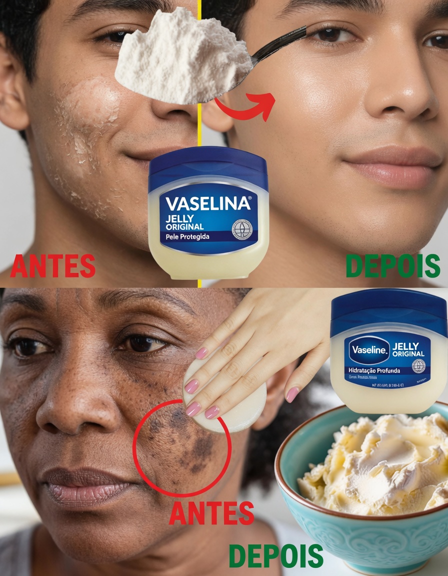 Explorando o Truque de Beleza com Vaselina e Amido de Milho para uma Pele Mais Macia, Suave e com Aparência Mais Radiante