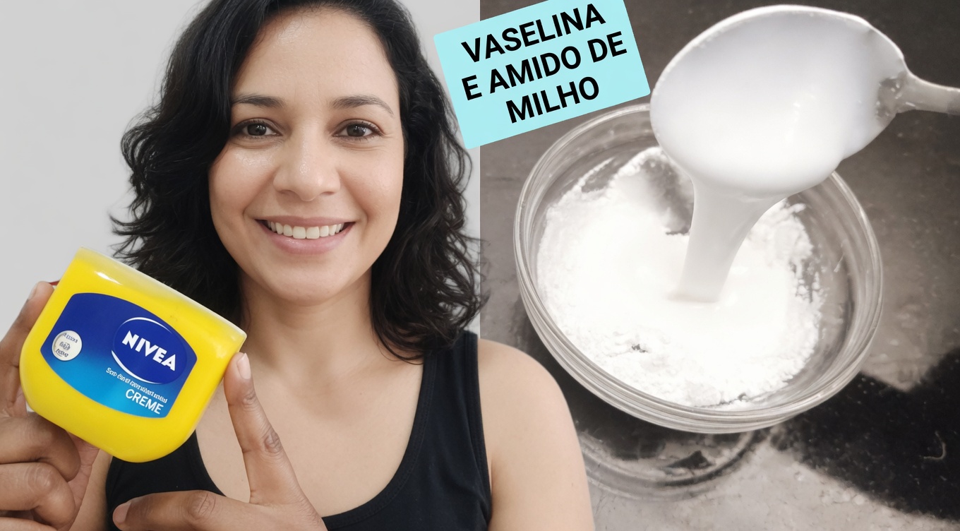 Explorando o Truque de Beleza com Vaselina e Amido de Milho para uma Pele Mais Macia, Suave e com Aparência Mais Radiante