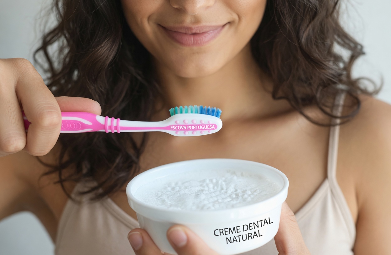 Branqueie os Seus Dentes e Refresque Instantaneamente o Seu Hálito com o Poder Natural do Gengibre e do Bicarbonato de Sódio