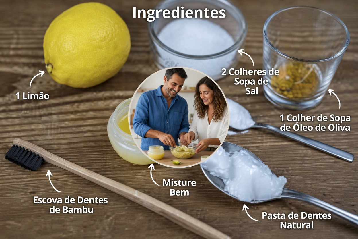 Branqueie os Seus Dentes e Refresque Instantaneamente o Seu Hálito com o Poder Natural do Gengibre e do Bicarbonato de Sódio