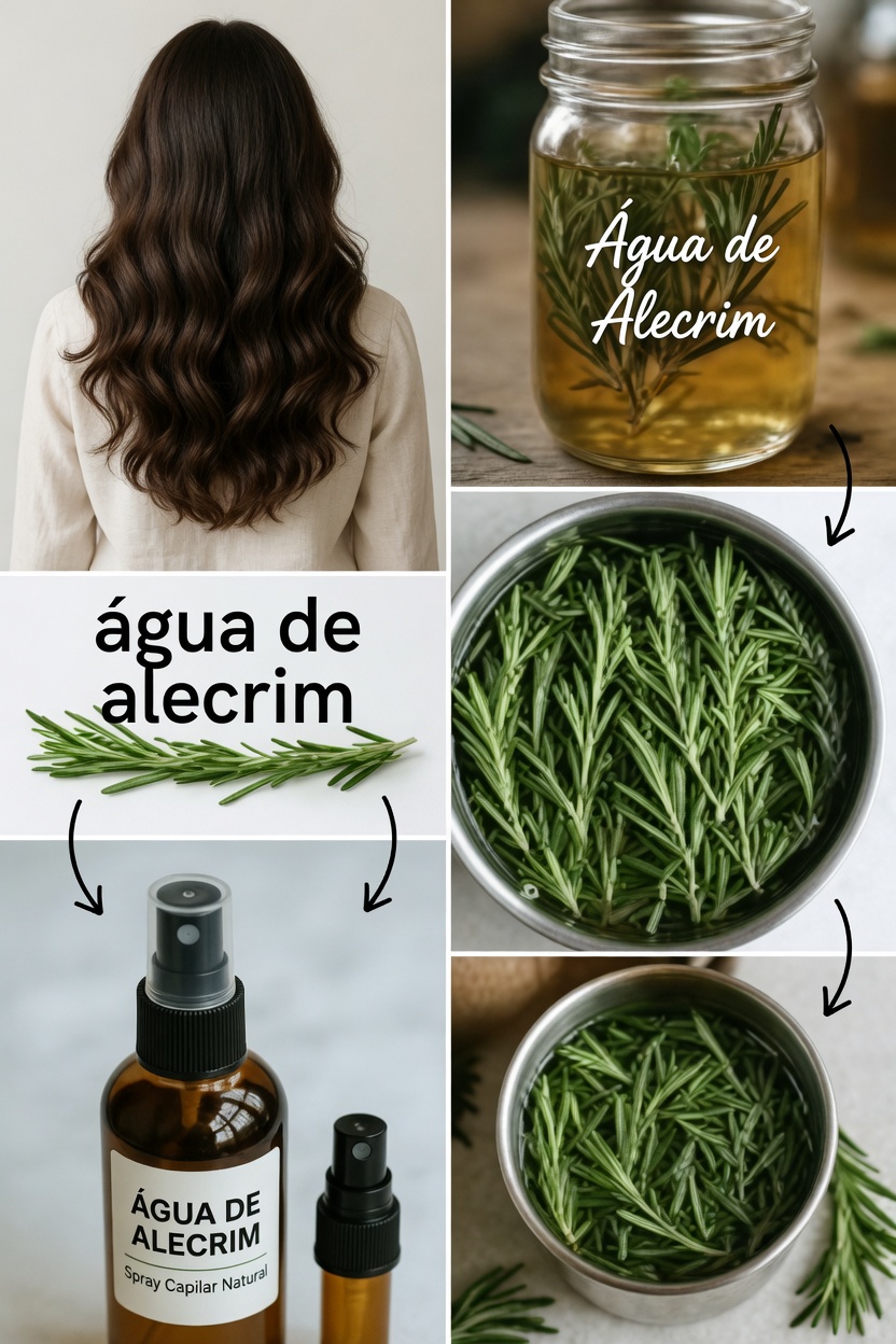 Água de alecrim para o cabelo: seu simples ritual diário para um couro cabeludo mais fresco e fios com aparência mais volumosa