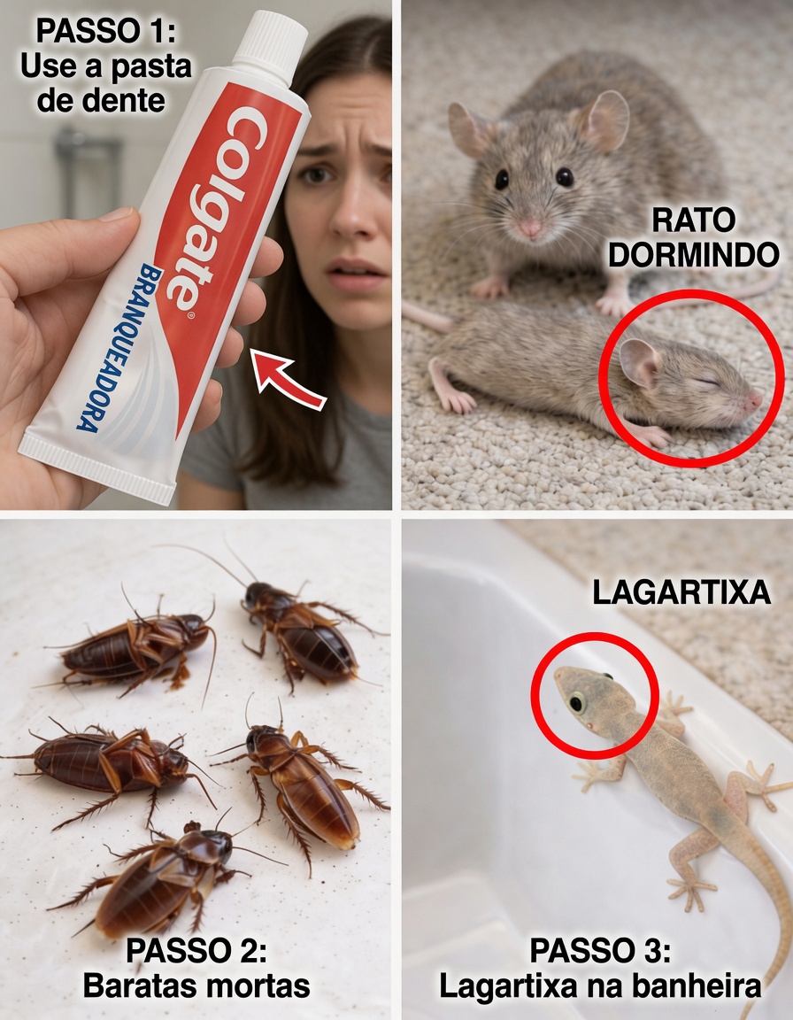 Segredo Chocante Revelado: Pasta de Dente Pode Ser Sua Arma Definitiva Contra Ratos, Baratas e Formigas!