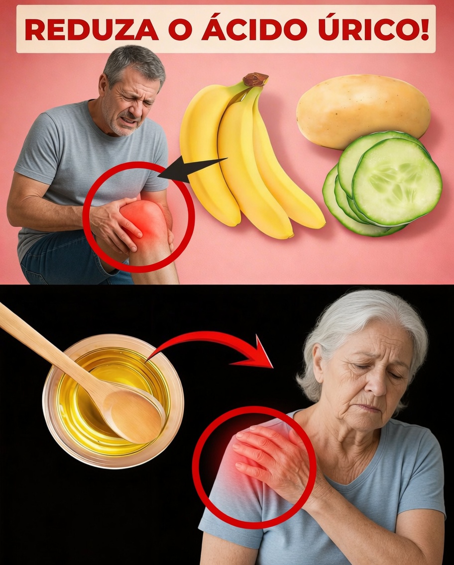 Descubra os 8 principais alimentos que podem ajudar a controlar naturalmente os níveis de ácido úrico na sua dieta diária