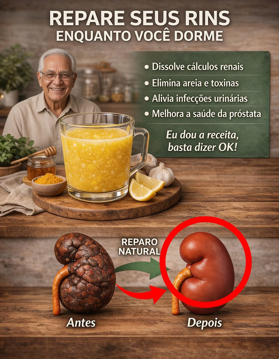 Bebida Natural para Apoio aos Rins, Trato Urinário e Próstata (Receita + Benefícios)