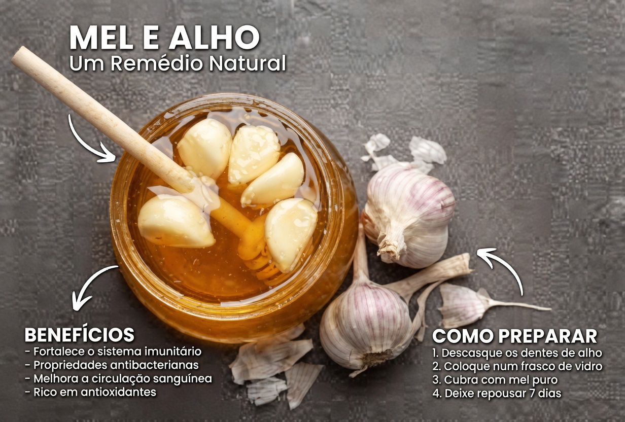 Alho e Mel: 20 Remédios Naturais Poderosos para Apoio ao Bem-Estar no Dia a Dia