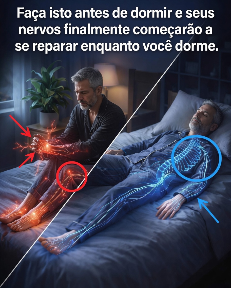 Faça isto antes de dormir e seus nervos finalmente começarão a se recuperar enquanto você dorme