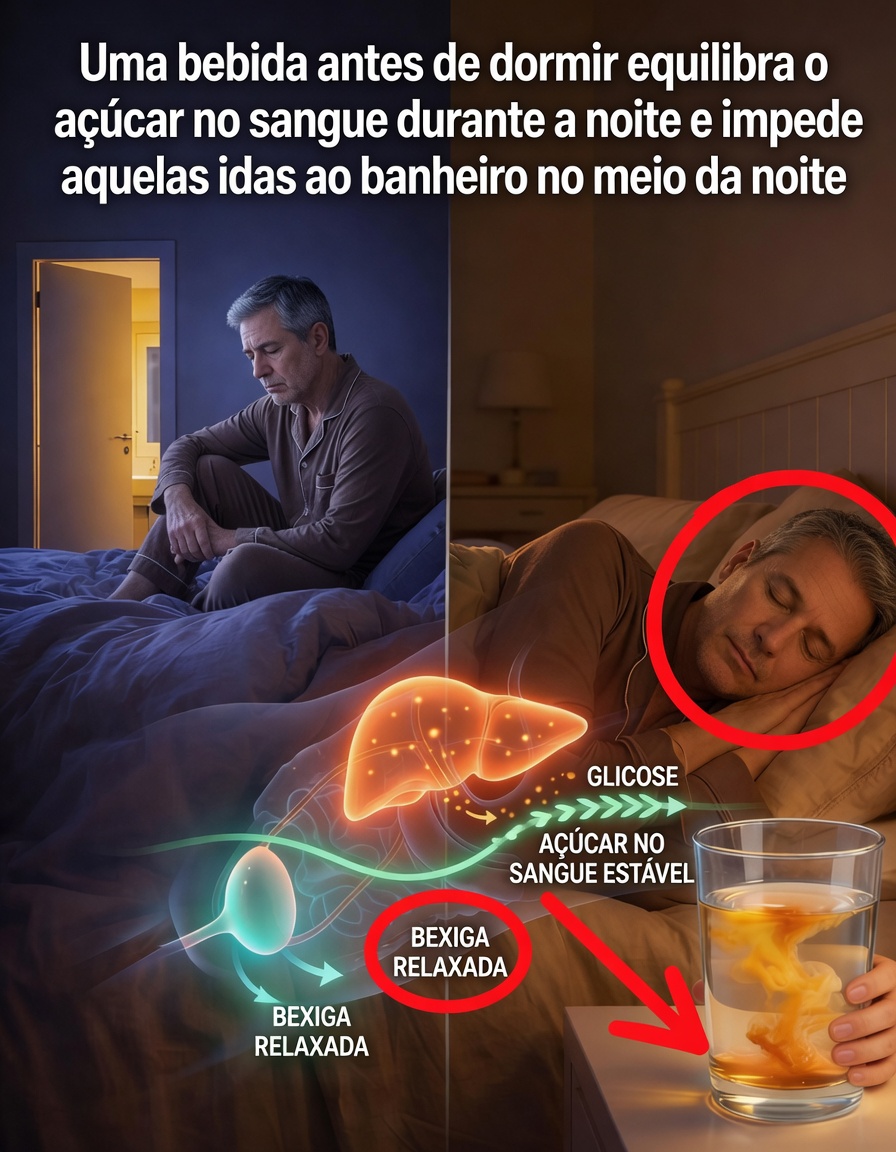 Beba isto antes de dormir para equilibrar o açúcar no sangue e parar as idas ao banheiro durante a noite!