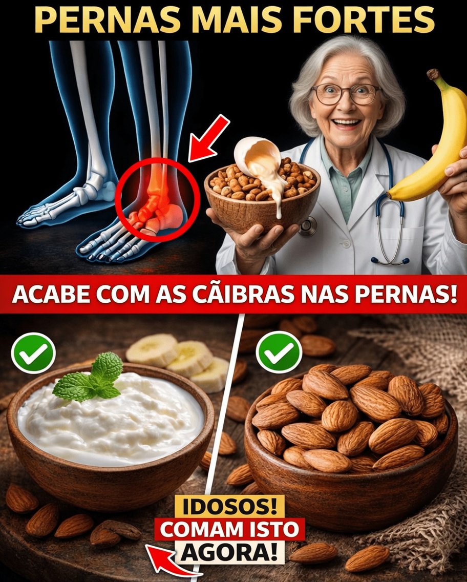 6 Alimentos que Podem Ajudar a Prevenir Cãibras nas Pernas em Idosos e Apoiar Músculos Mais Fortes