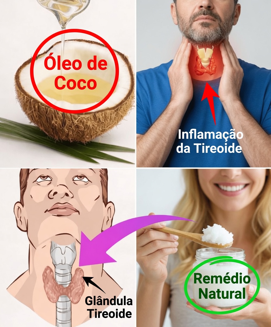 6 Maneiras Pelas Quais o Óleo de Coco Pode Beneficiar Pessoas com Problemas na Tireoide