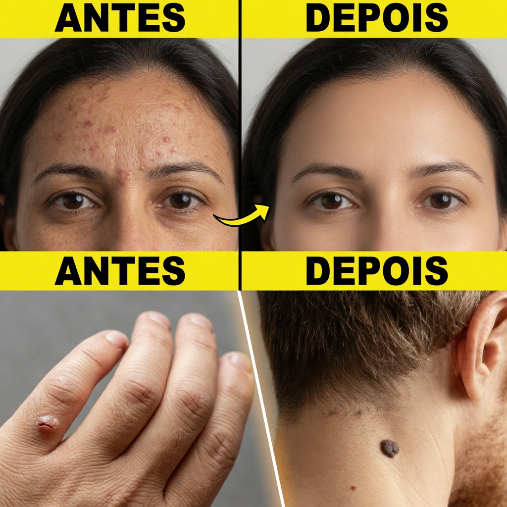 Diga Adeus às Verrugas e aos Acrocórdons — A Forma Natural Que Funciona