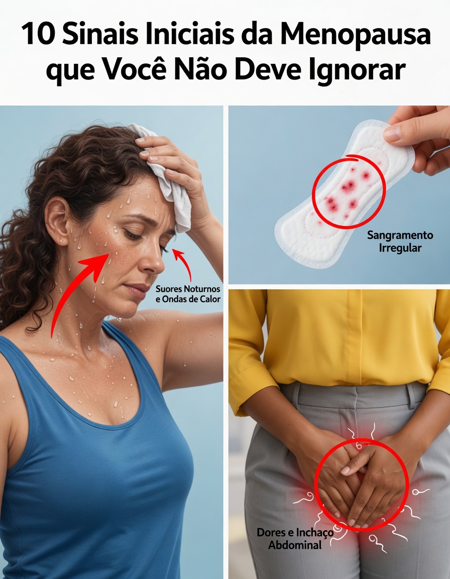 Reconhecendo os Sinais da Menopausa Precoce: 10 Sintomas Comuns e Outras Alterações a Observar