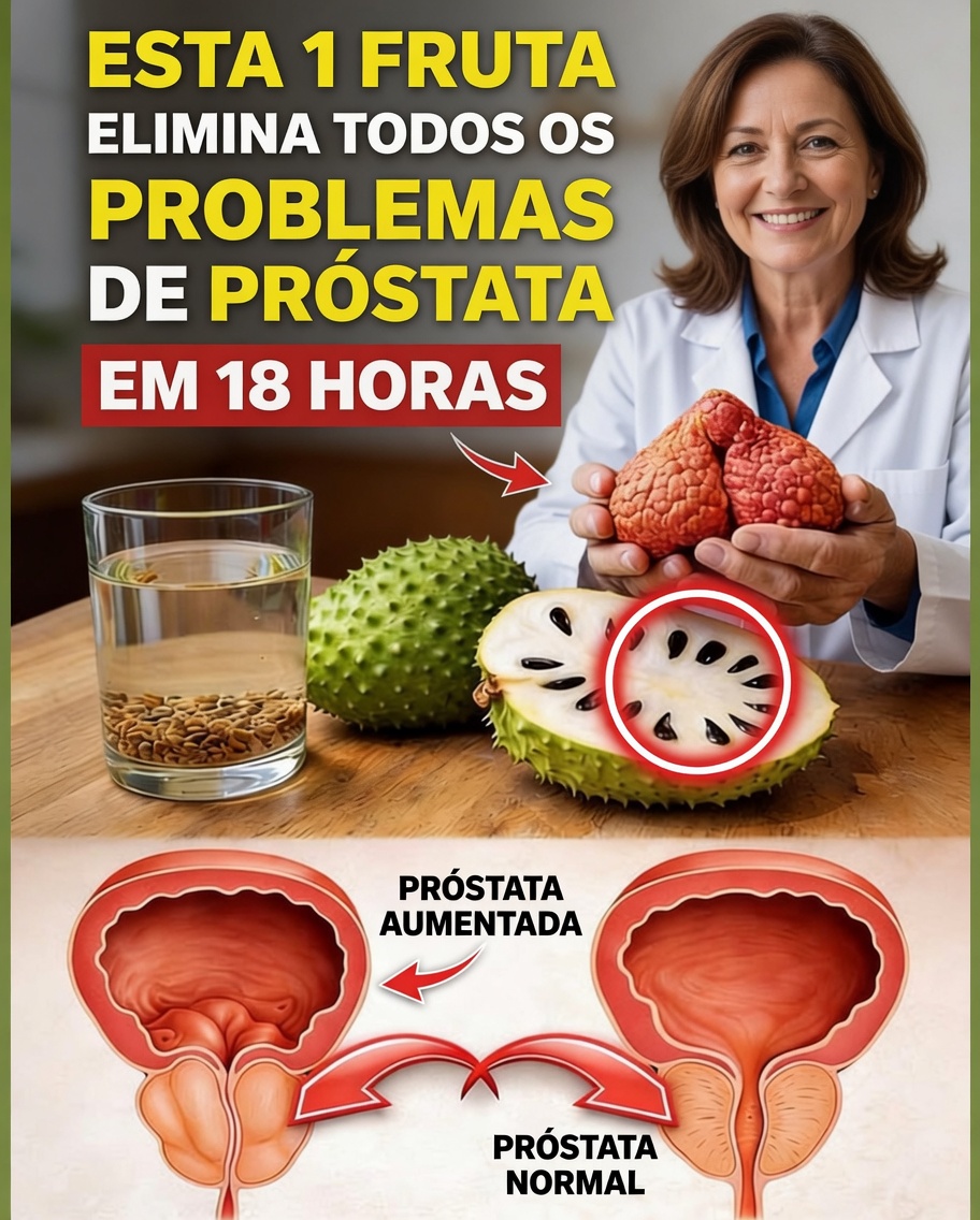 A Fruta Poderosa que Encolhe a Próstata – O Que Ninguém Nunca Te Conta!
