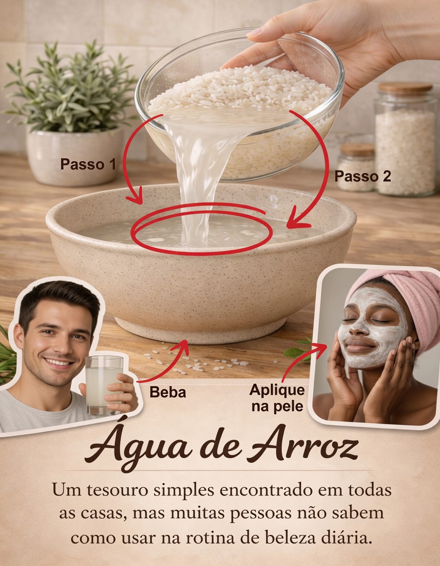 Água de Arroz É Como Ouro em Casa… Mas Pouquíssimas Pessoas Sabem Como Usá-la