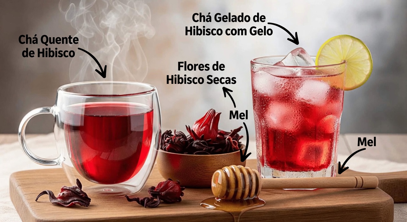 Como Preparar uma Bebida Natural de Semente de Abacate e Hibisco para Apoio Diário ao Bem-Estar