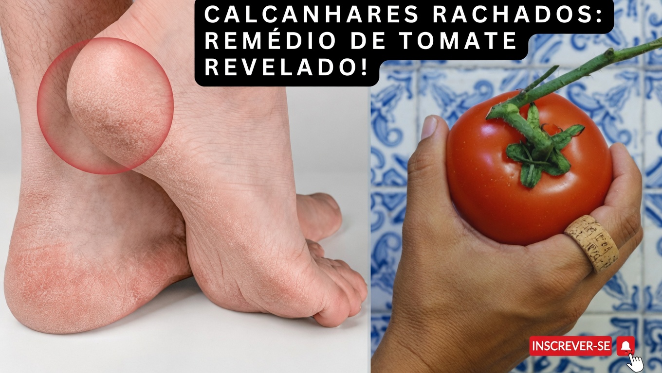 Como amaciar e curar naturalmente calcanhares rachados com tomates – o remédio caseiro noturno que deixa os pés mais lisos rapidamente