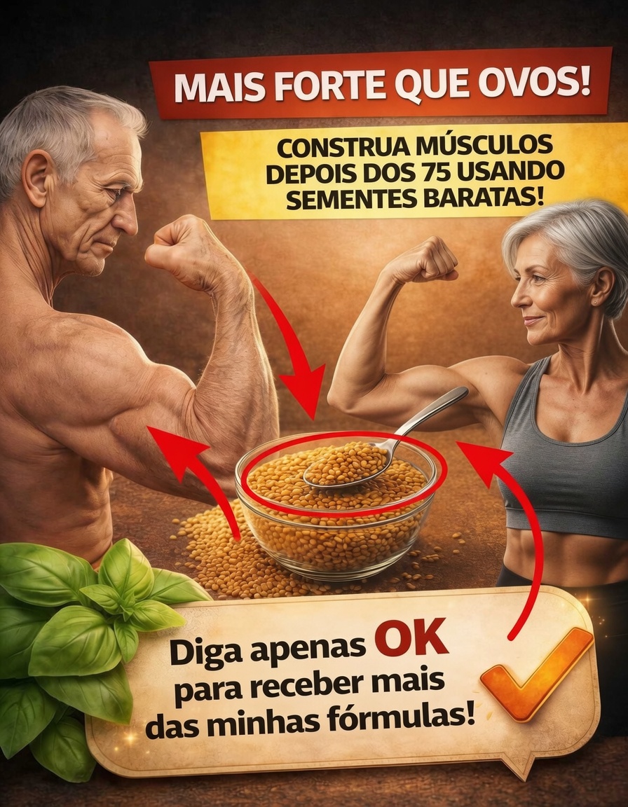 Mais fortes do que ovos? As sementes acessíveis que podem ajudar a manter a massa muscular após os 75