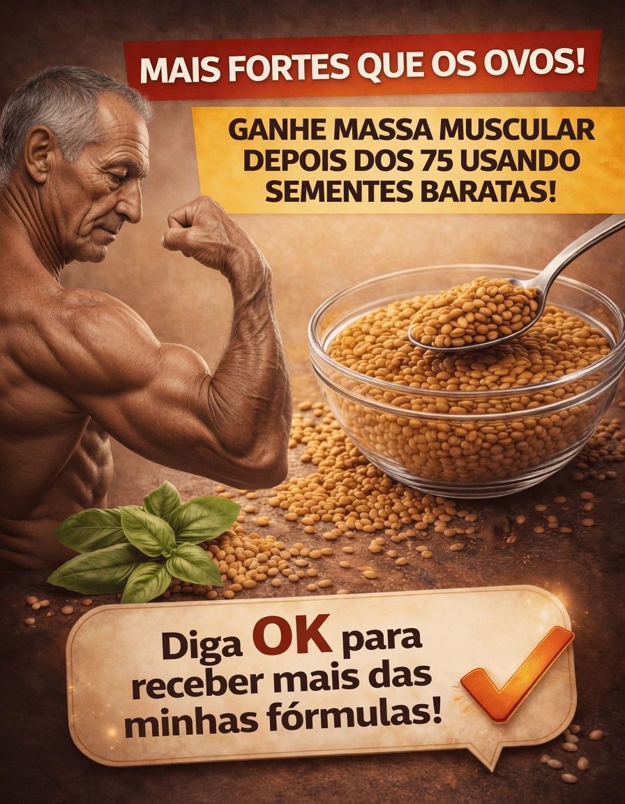 Mais fortes do que ovos? As sementes acessíveis que podem ajudar a manter a massa muscular após os 75