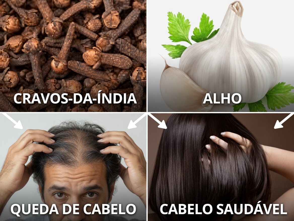 Diga Adeus aos Cabelos Grisalhos com Alho e Cravo-da-Índia: Um Poderoso Remédio Natural