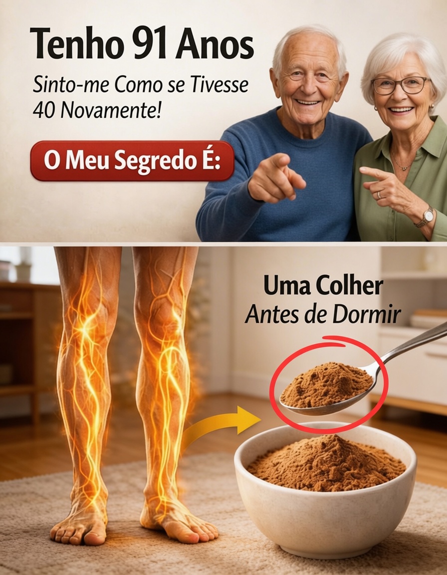 Para Idosos: Coma Isto Antes de Dormir para Ajudar a Aumentar o Fluxo Sanguíneo e Melhorar a Circulação nas Pernas e nos Pés (Até 24 Horas)