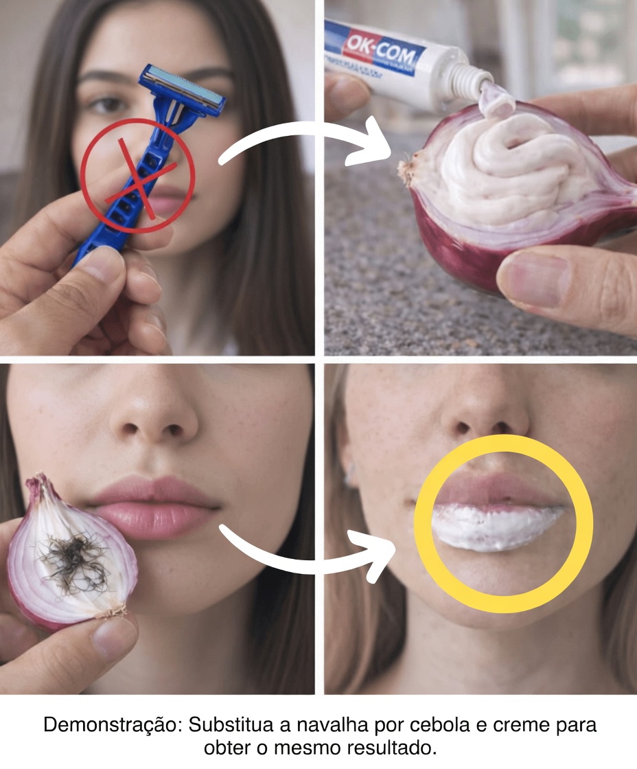 Pare com a Luta para se Depilar: Será que Cebola e Pasta de Dentes são o Segredo Natural de Remoção de Pelos que Você Estava Esperando?