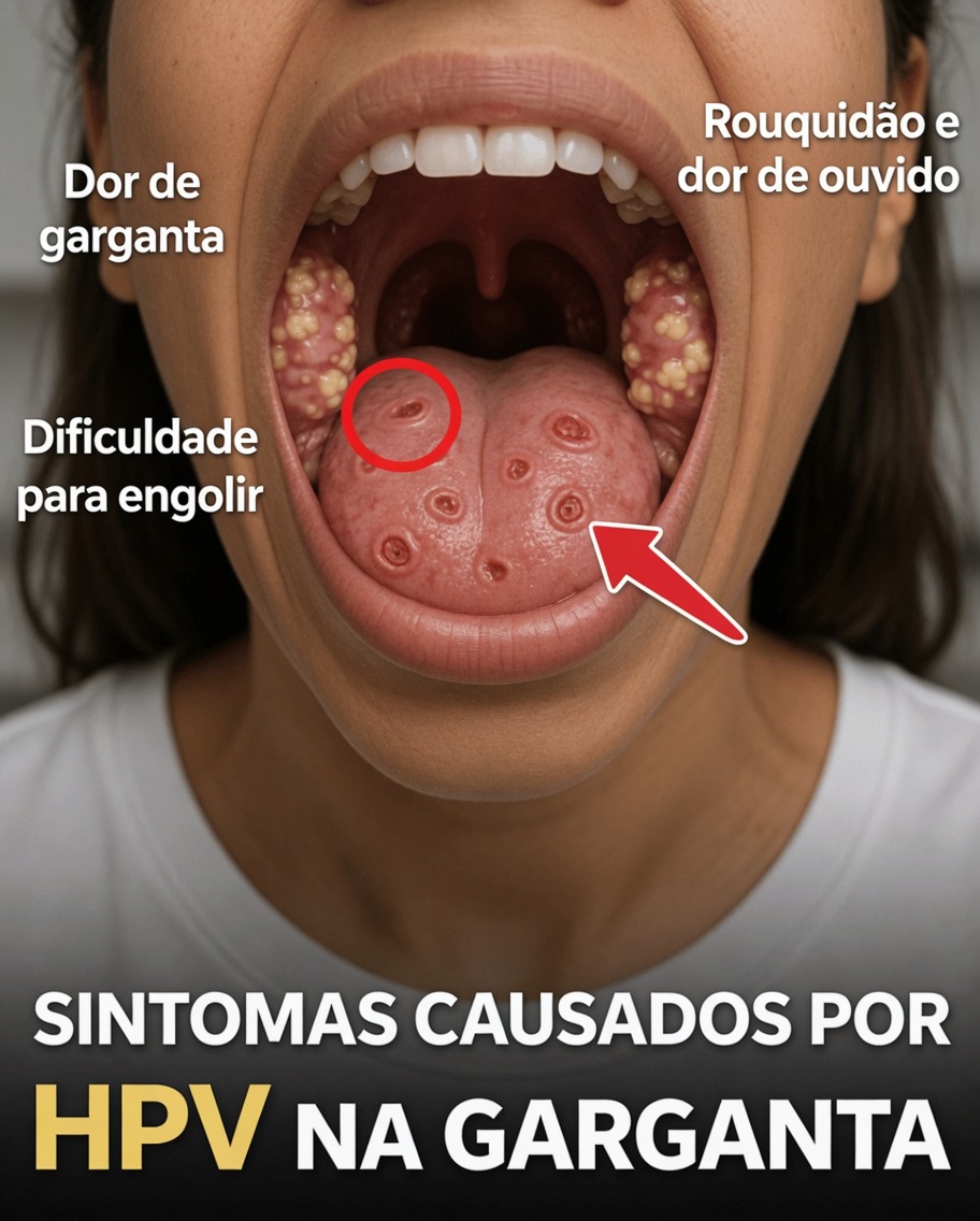 Quais são os sintomas comuns do HPV na garganta? Principais sinais que você precisa conhecer