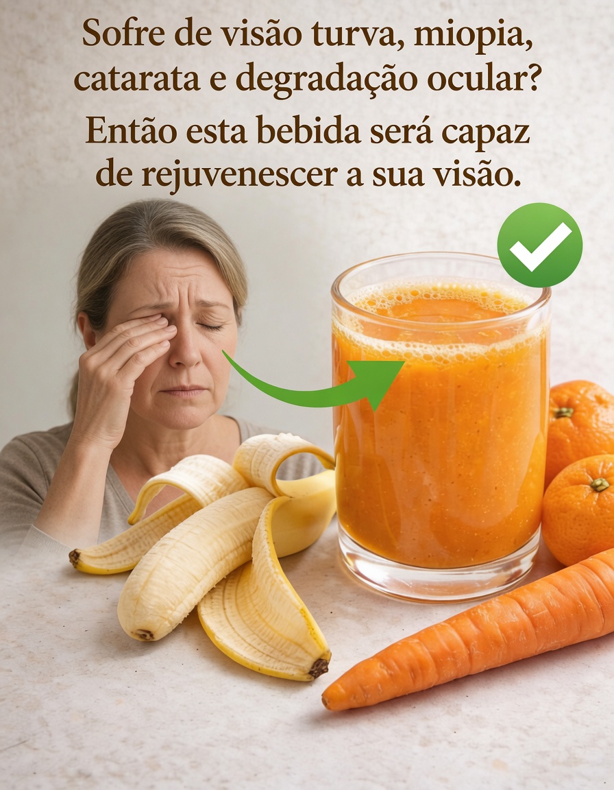 Rejuvenesça Seus Olhos Naturalmente com Esta Poderosa Bebida Matinal
