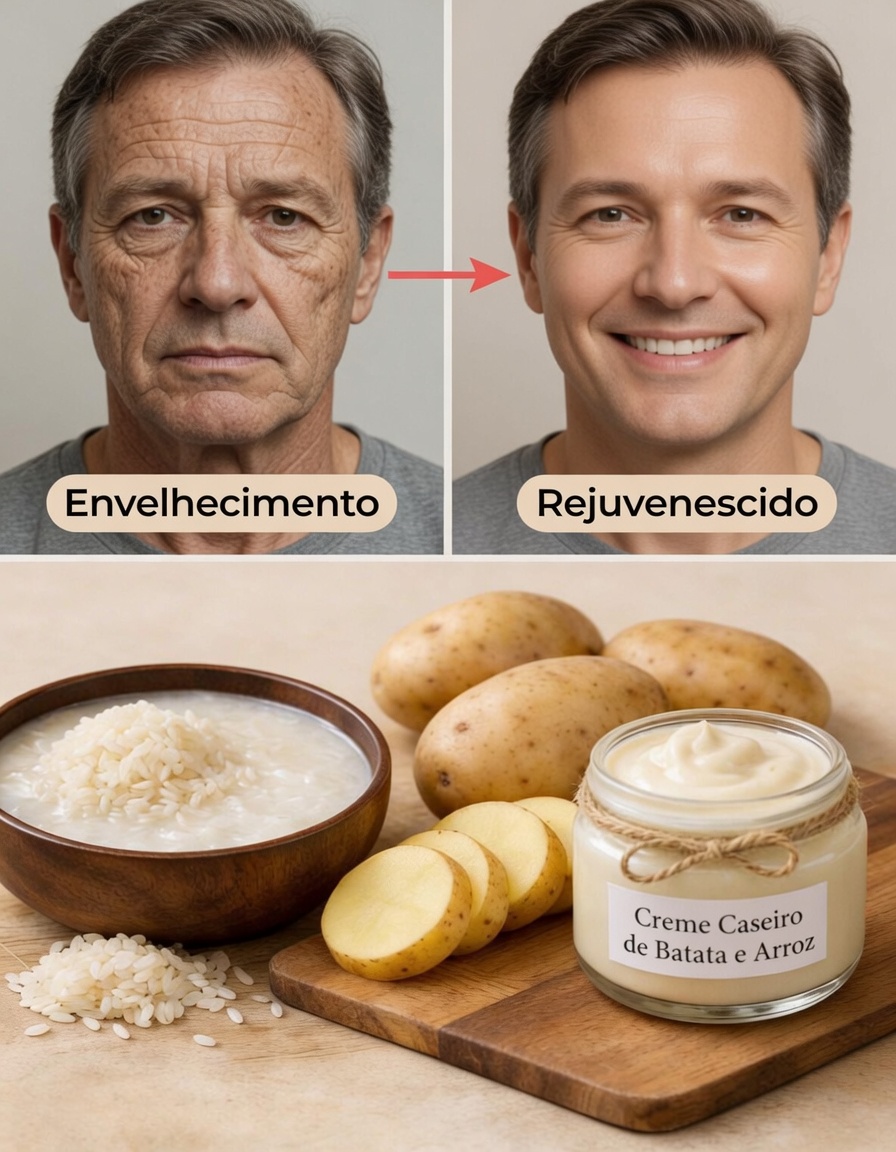 O Creme Noturno Viral de Arroz e Batata: Será que esta receita caseira simples pode ajudar a sua pele a brilhar naturalmente?