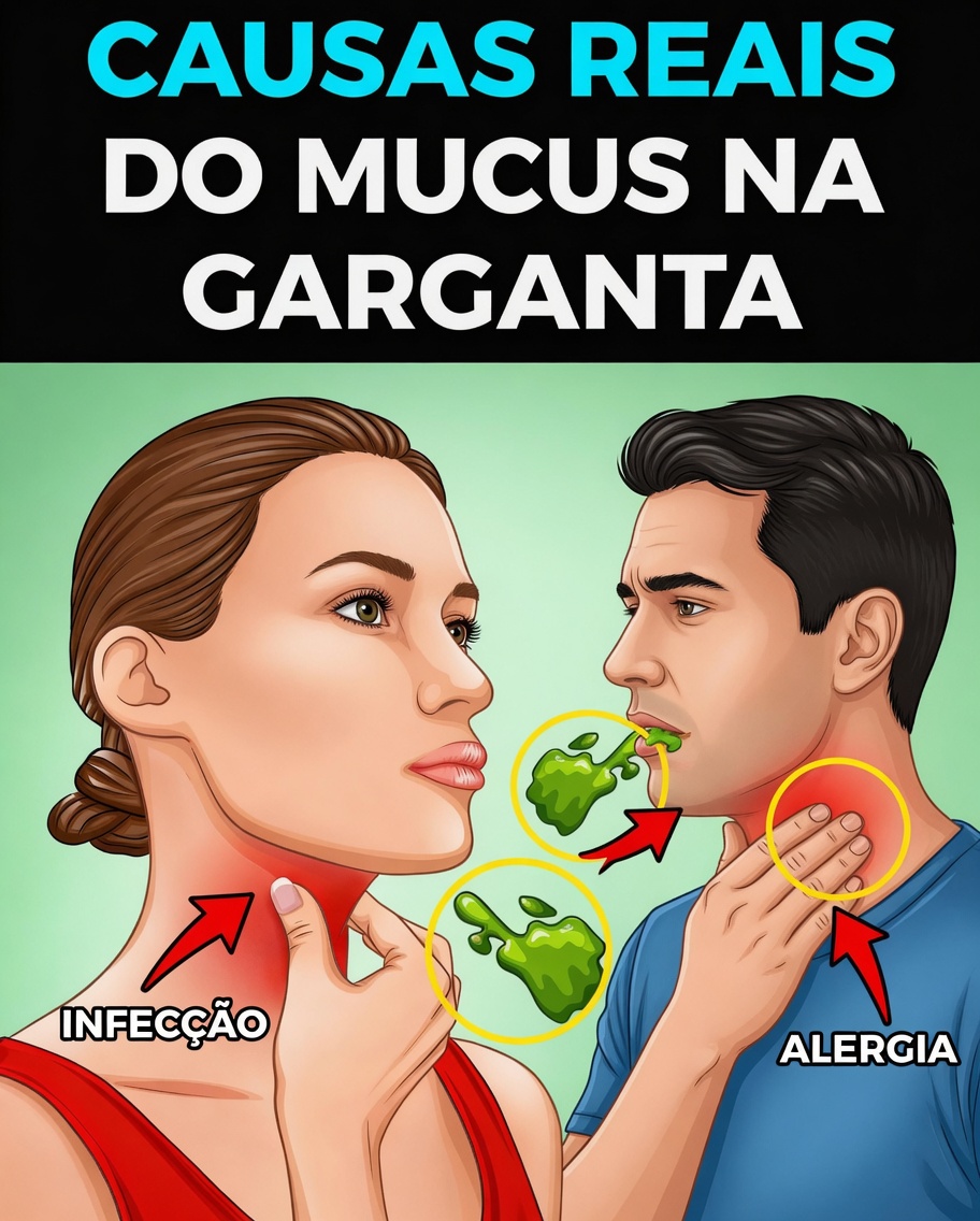 8 Maneiras Simples de Se Livrar do Catarro e do Muco na Garganta