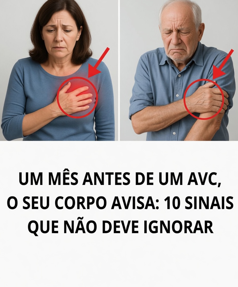 Um mês antes de um AVC, seu corpo dá avisos: 10 sinais que você não deve ignorar